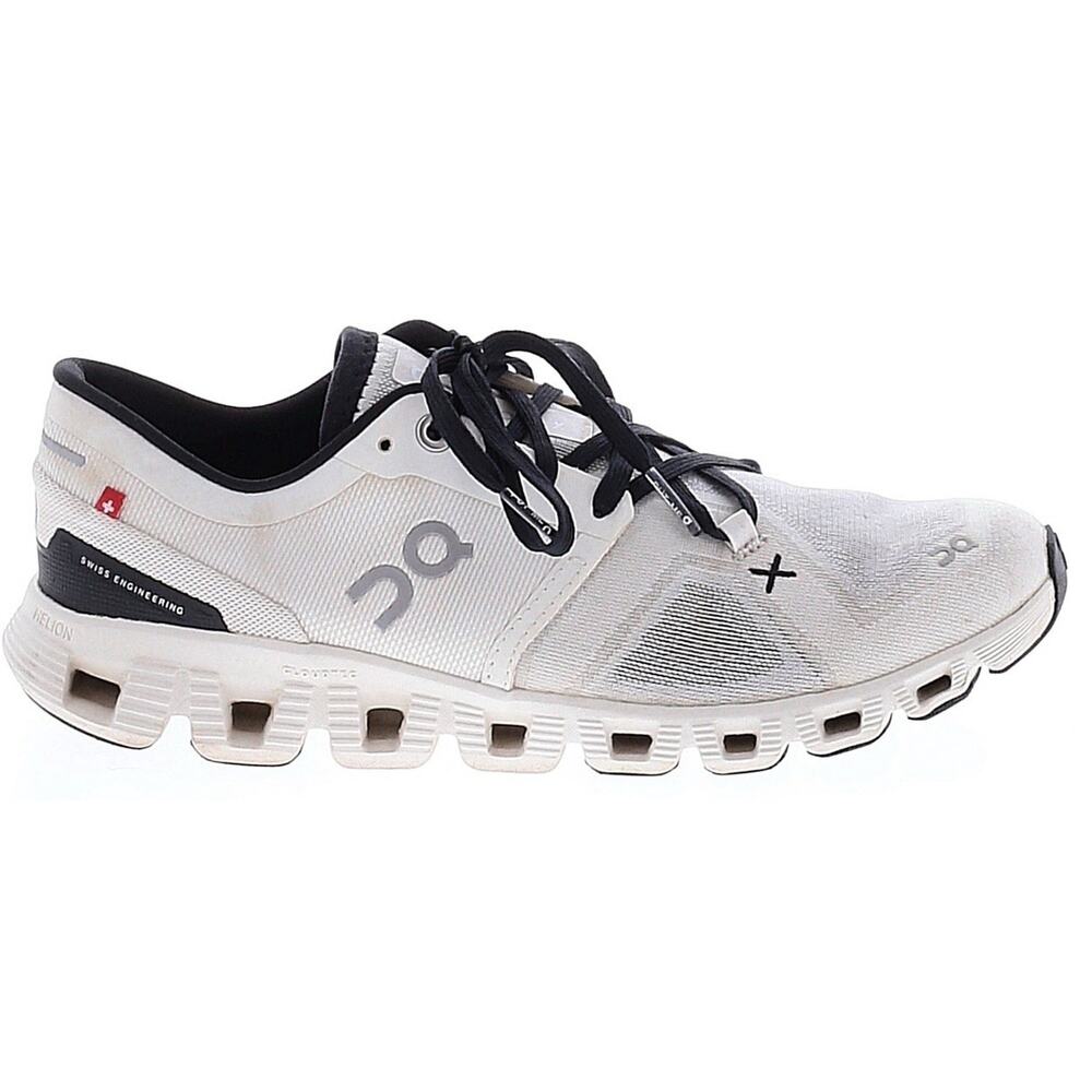 On Running Women’s Size 7.5 White Black Cloud X Training Walking Shoes Sneakers - Picture 5 of 6